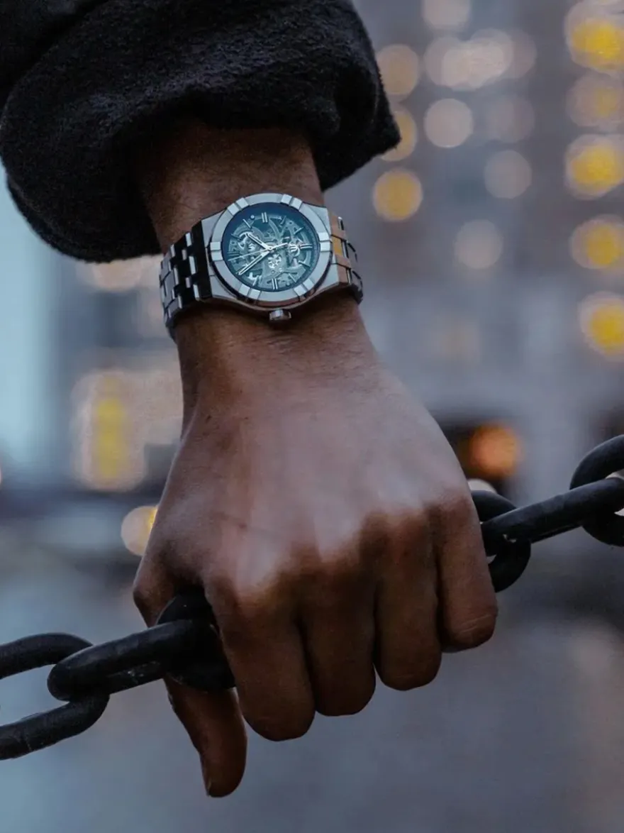 Maurice Lacroix Aikon Automatic Skeleton AI6007-SS002-030-1 + Luxe Cadeau