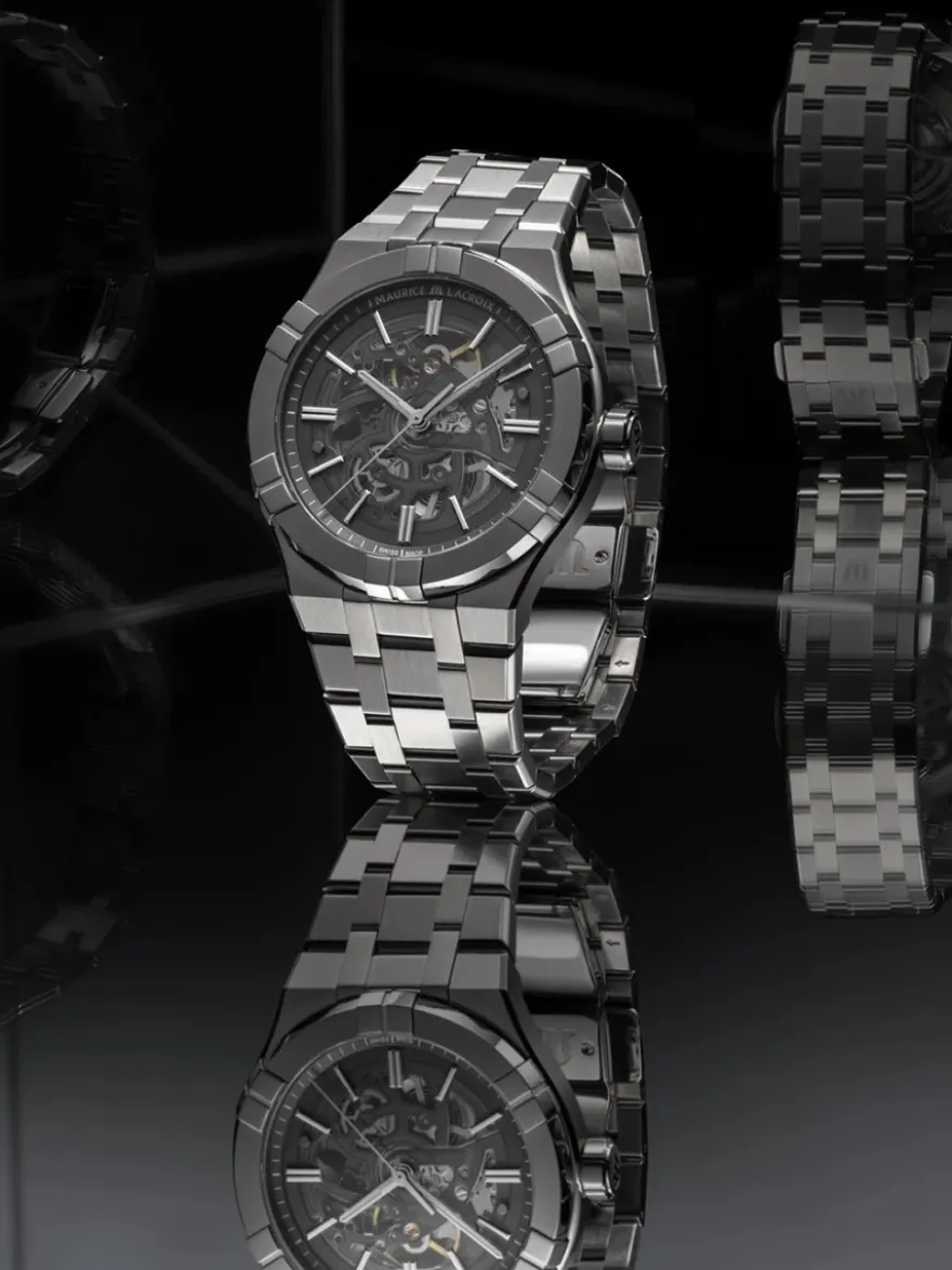 Maurice Lacroix Aikon Automatic Skeleton AI6008-SS002-030-1 + Luxe Cadeau