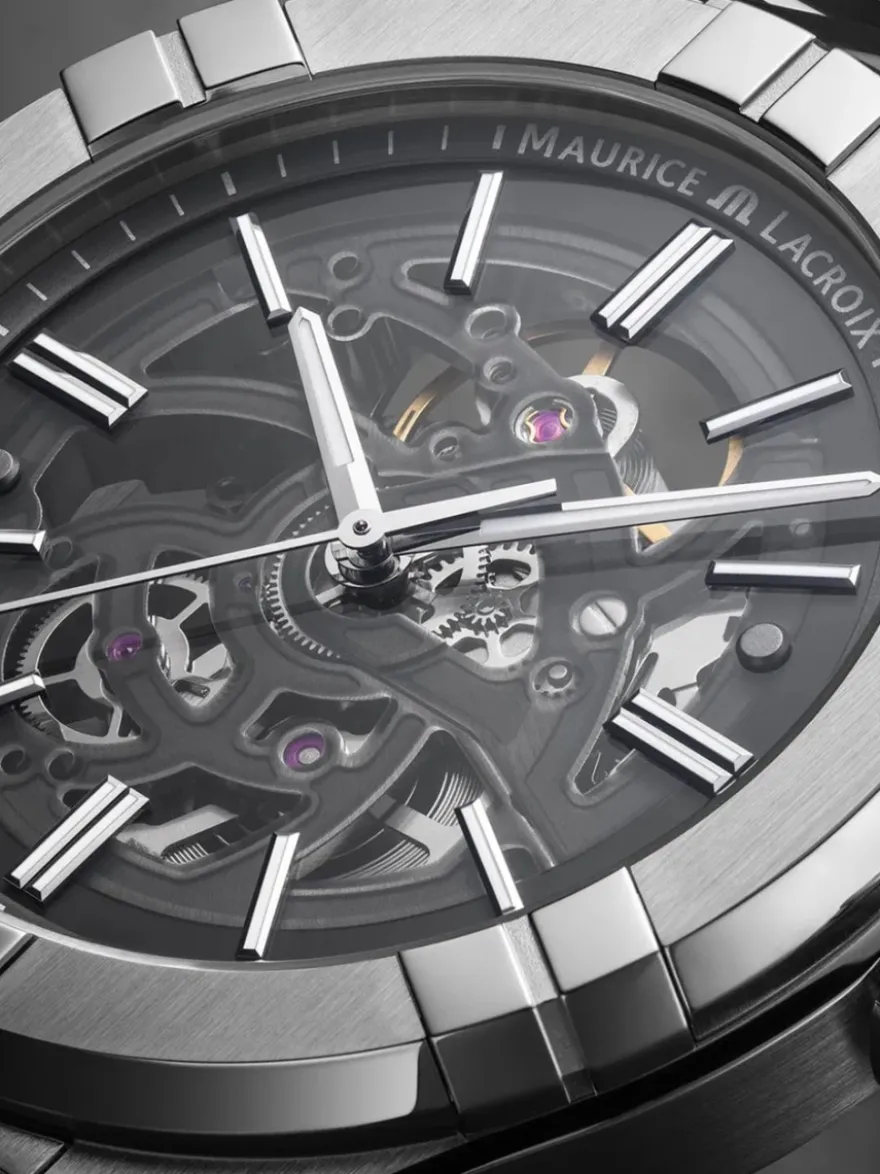 Maurice Lacroix Aikon Automatic Skeleton AI6008-SS002-030-1 + Luxe Cadeau