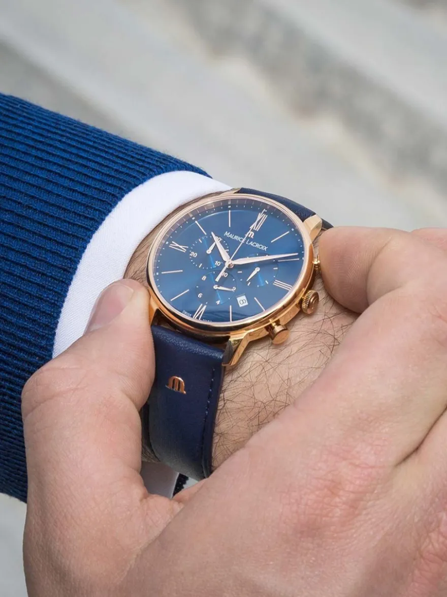 Maurice Lacroix Eliros Chronograph EL1098-PVP01-411-1 + Luxe Cadeau