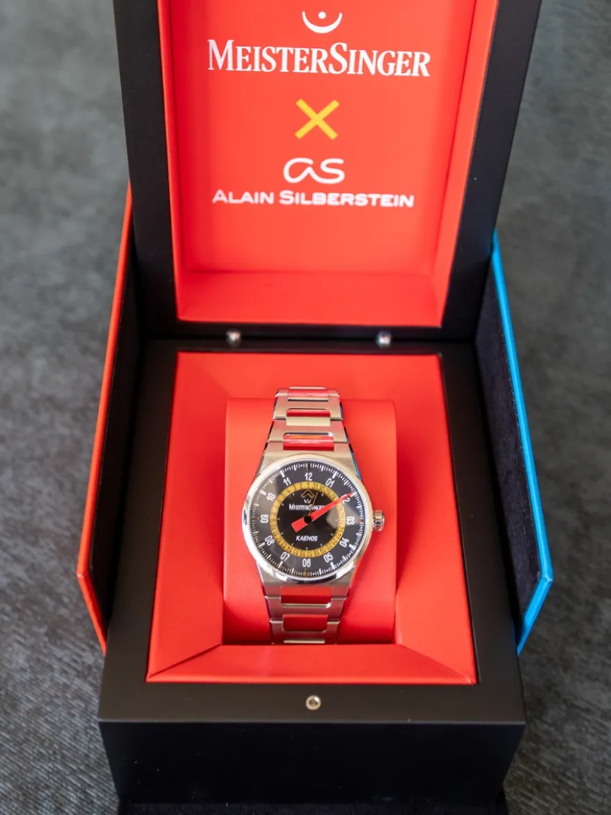 Meistersinger Alain Silberstein edition Kaenos Open Date ED-KSOD-AS2025 + Luxe Cadeau