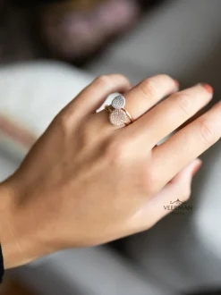 Mini Waves Ring 23R183RWDIA + Luxe Cadeau