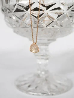 Moondrops collier & hanger met briljant + Luxe collier