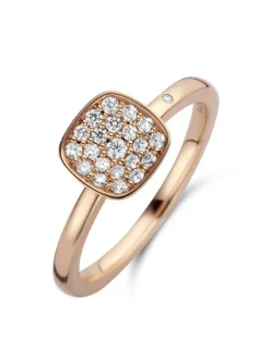 Moondrops ring roségoud met briljant M082R25R14 + Cadeau