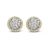Oorstekers bicolor briljant 0,44 crt. + Luxe Cadeau