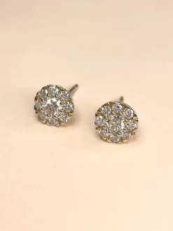 Oorstekers geelgoud briljant 0,80 crt. + luxe cadeau