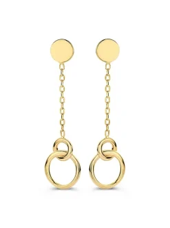 Oorstekers met gouden elementen + luxe cadeau