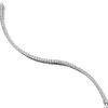 Platina diamanten tennisarmband 3.87ct. + Luxe cadeau