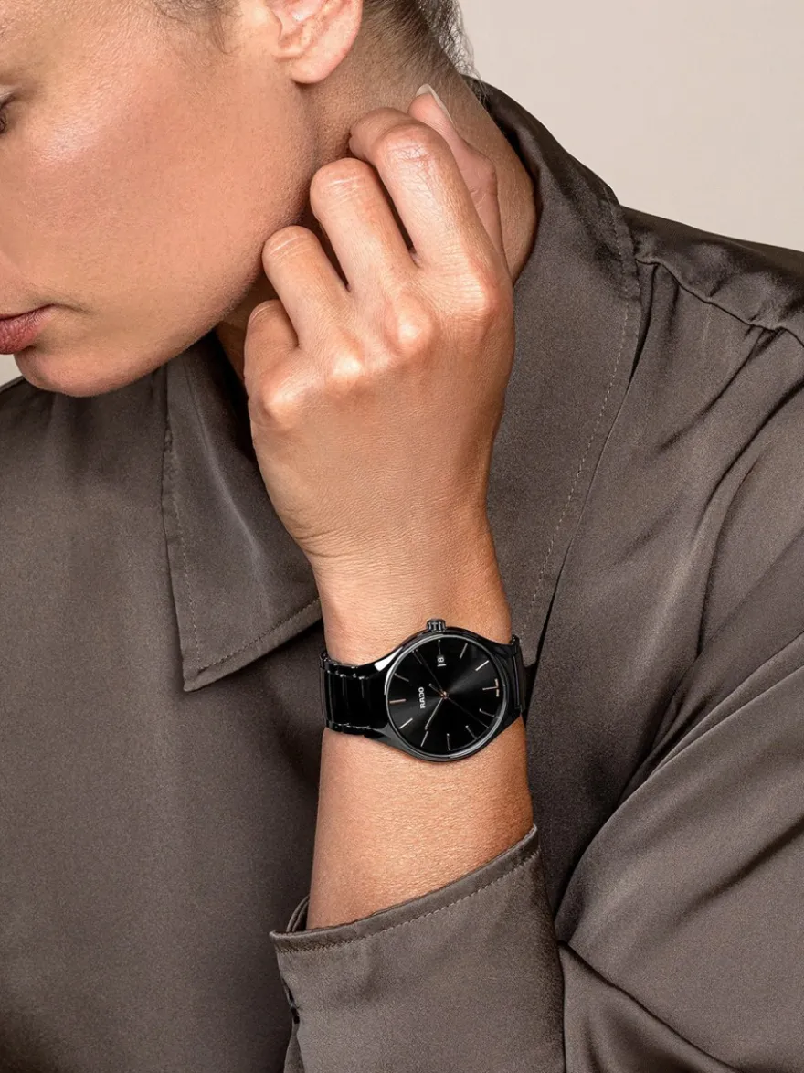 Rado True Thinline High-Tech Ceramic R27238162 + Luxe Cadeau