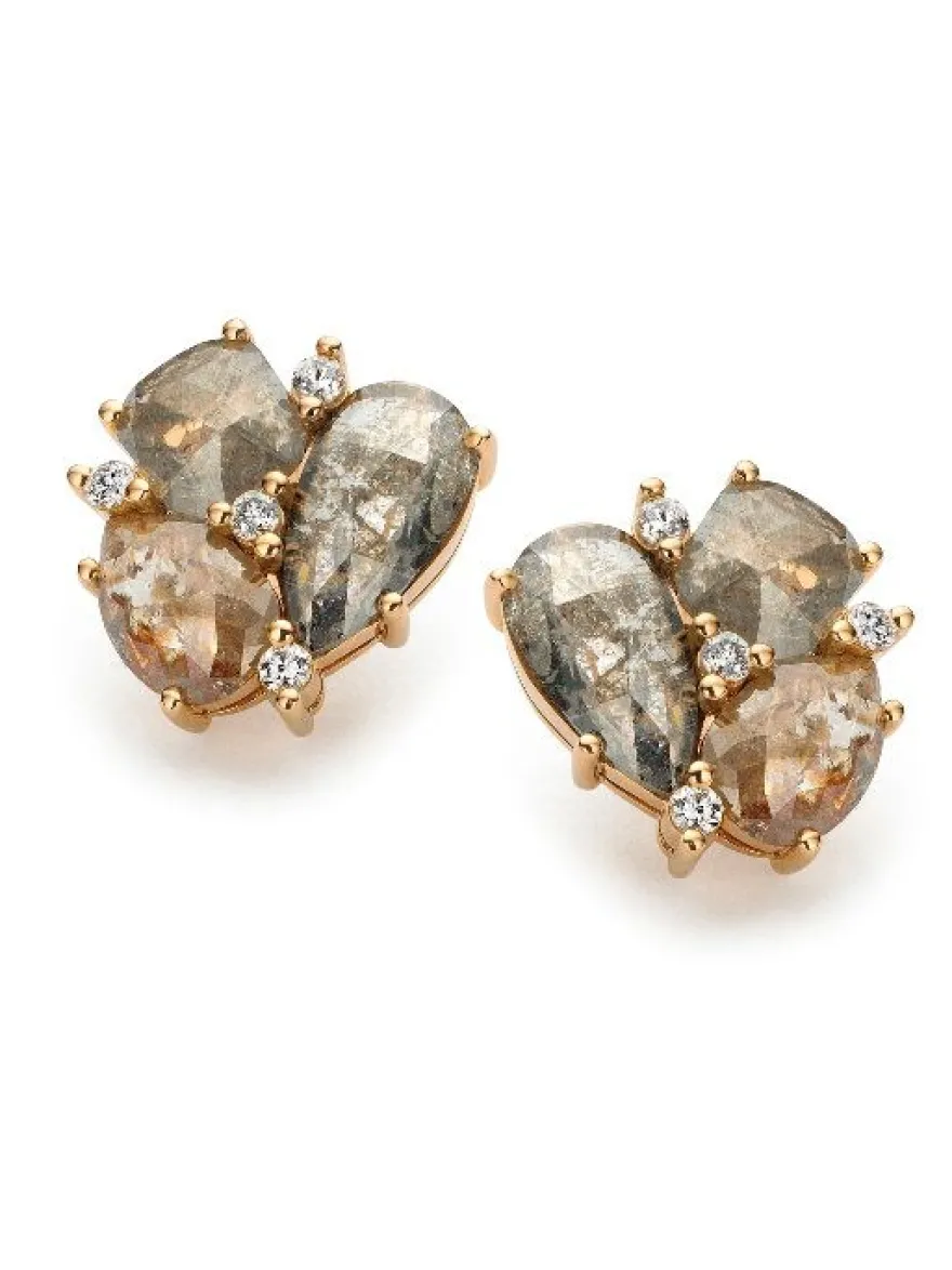 ROOS 1835 Ice Diamond oorknoppen diamant + Luxe Cadeau