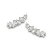 Roos 1835 Jackie witgouden oorstekers met diamant 150E86