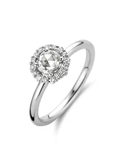 Roos 1835 Louise witgouden ring met diamant 0,63crt.