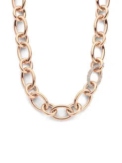 Roos Marie schakelcollier met diamant