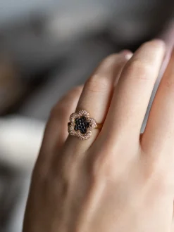 Roos ring bloem 108BR80BRDR18 + Luxe Cadeau
