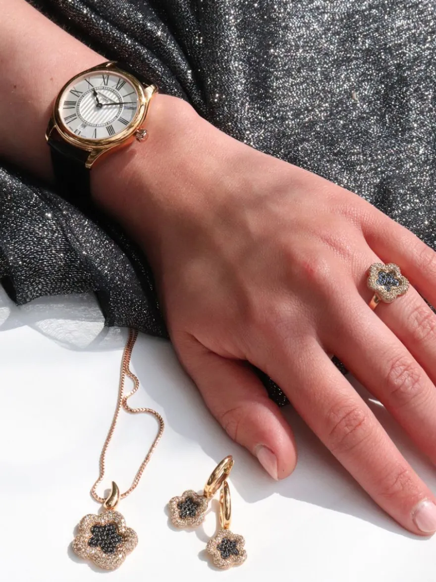 Roos ring bloem 108BR80BRDR18 + Luxe Cadeau