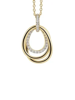Serenata hanger geelgoud met briljant P623WG+ Luxe Cadeau