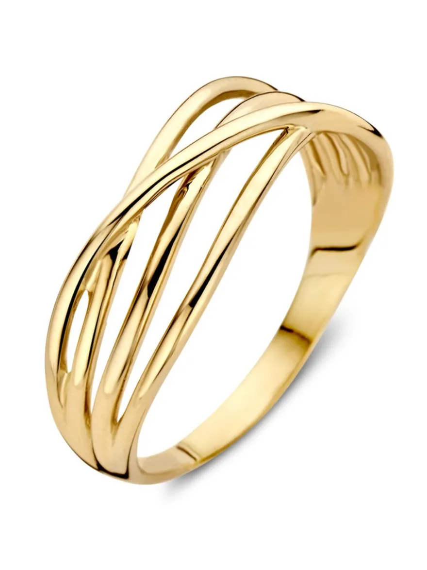 Sierlijke geelgouden ring + Luxe Cadeau