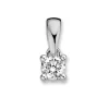 Solitair hanger witgoud met briljant 0,30crt. + Luxe Cadeau