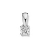 Solitair hanger witgoud met briljant 0,16crt. + Luxe Cadeau