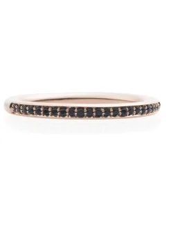 Stax ring met zwarte saffier + Luxe Cadeau