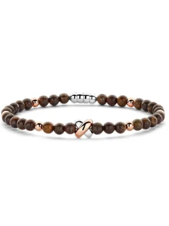 Tirisi Moda Armband Kisses met Brons TM2254BR(2P) + Luxe Cadeau
