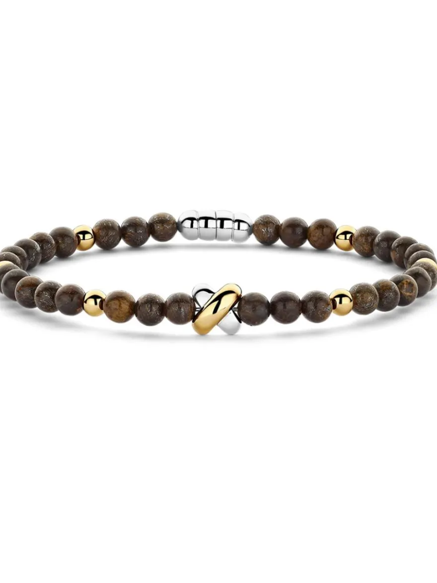 Tirisi Moda Armband Kisses met brons TM2254BR(2T) + Luxe Cadeau