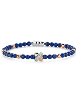 Tirisi Moda Armband Kisses met Lapis TM2255LA(2P) + Luxe Cadeau