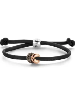 Tirisi Moda Armband Vegan met markasiet TM2225BL(2P)