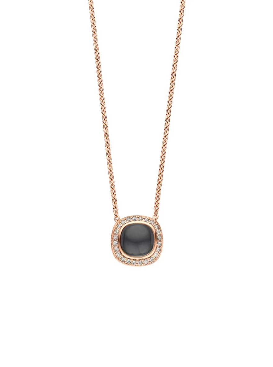 Tirisi Moda Dolce collier met Hematiet TM3052HM(2P) + Luxe cadeau