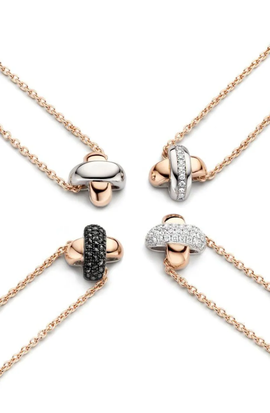 Tirisi Moda ketting kusje met diamant | Shop online
