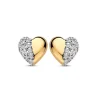 Tirisi Moda Oorstekers hartje met diamant TM7090D(2T)