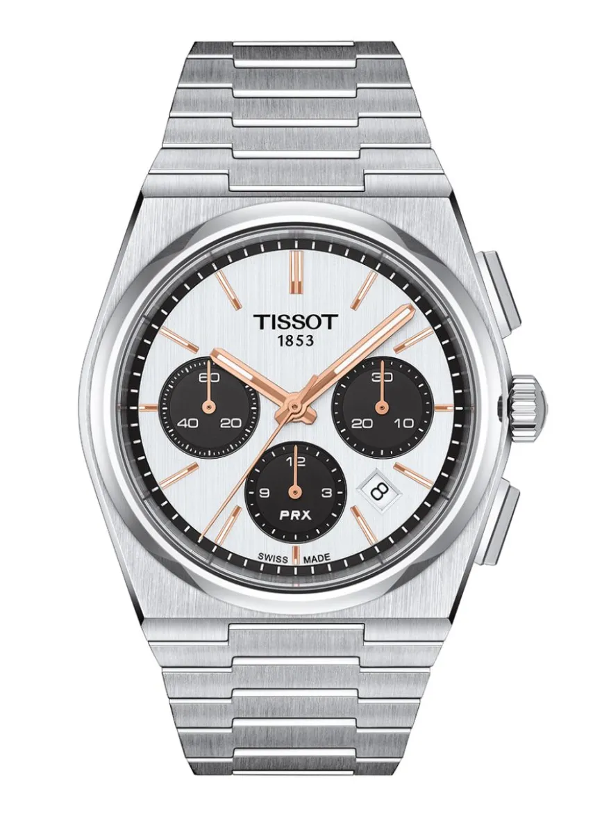 Tissot PRX chronograaf horloge T1374271101100 + Luxe Cadeau