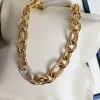 Uniek geelgouden schakelcollier met diamanten + Luxe Cadeau