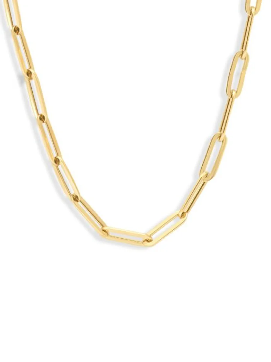 Veerman Juwelen Gouden schakelcollier + Luxe Cadeau