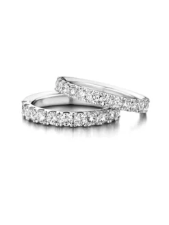 Witgouden alliance ring 0.78 crt. + Luxe cadeau