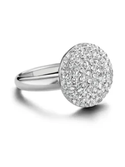 Witgouden ring pavé briljant | Luxe en grote collectie