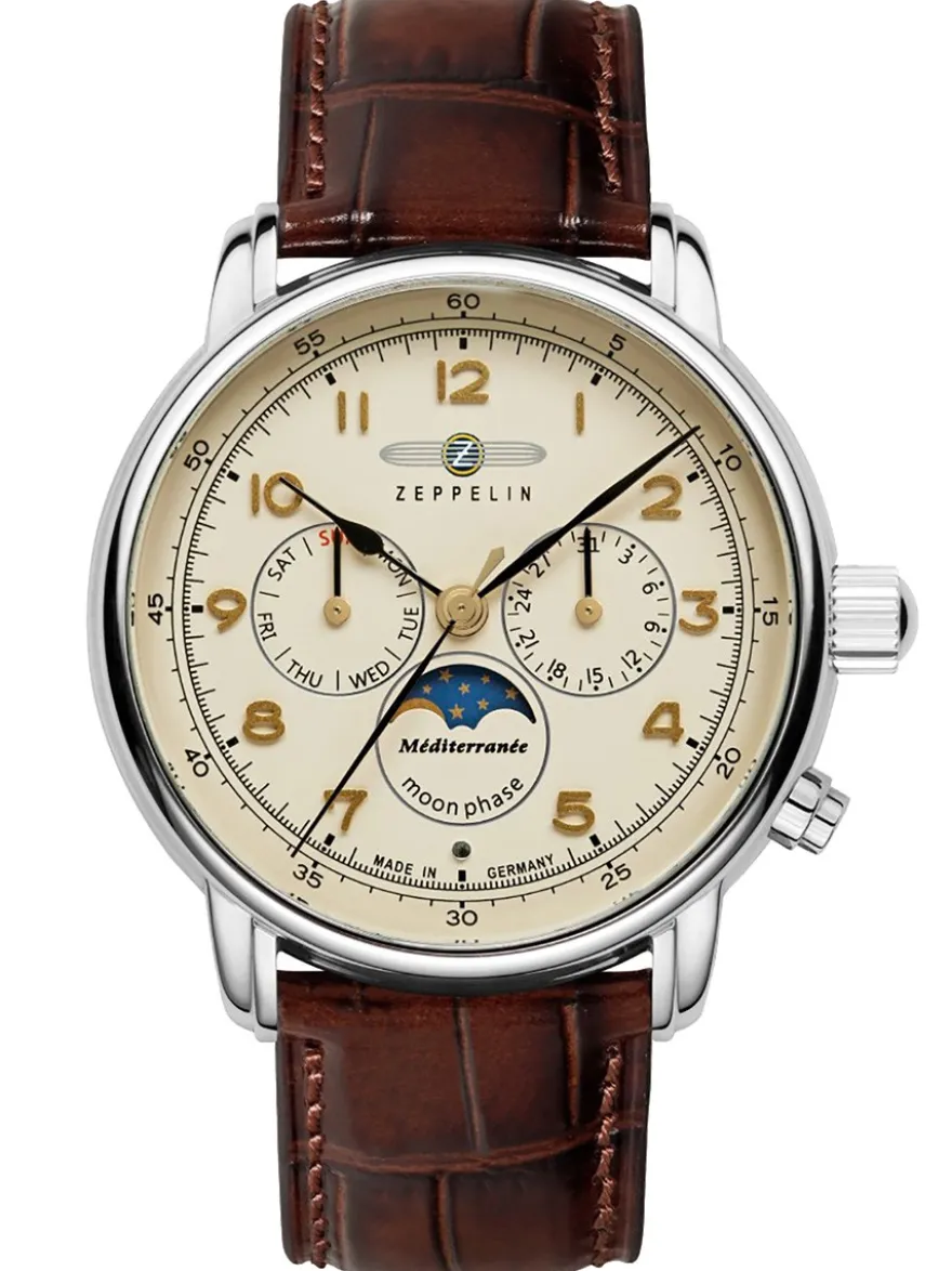 Zeppelin Méditerranée Moonphase 9636-5 + Luxe Cadeau